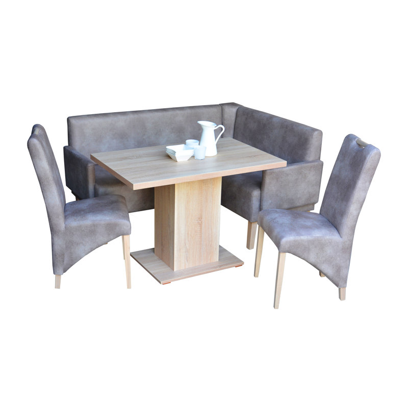 Rosalind Wheeler Eckbankgruppe Dam mit ausziehbarem Tisch, 2 Stühlen